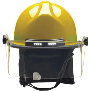 BULLARD FXSYLTL Fire Helmet Thermoglass (R)/FG Shell Yellow | AH8QTV 38XZ99