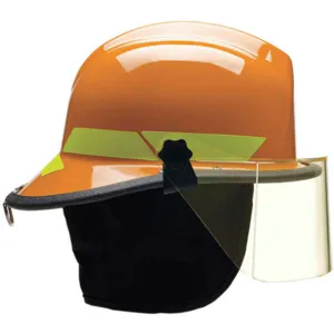 BULLARD LTXOR Fire Helmet Orange Thermoplastic | AA6FYU 13W806