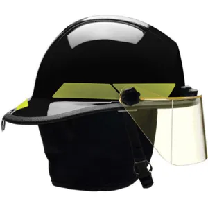 BULLARD PXSBKTL Fire Helmet Black Thermoplastic | AA6FYB 13W789