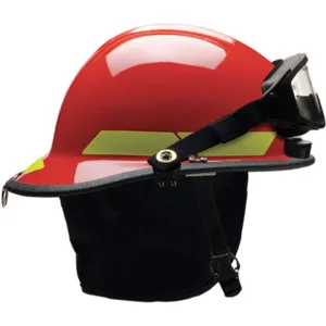 BULLARD PXSRDTLGIZ2 Fire Helmet Red Thermoplastic | AA6FYJ 13W796