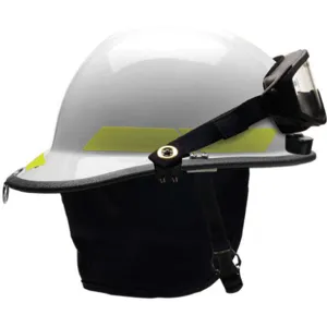 BULLARD PXSWHTLGIZ2 Fire Helmet White Thermoplastic | AA6FYH 13W795