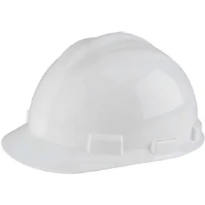 BULLARD S61WH Hard Hat Front Brim Slotted 4 Point Pinlock White | AF4RDJ 9GEE0