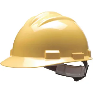 BULLARD S61YL Hard Hat Front Brim Slotted 4 Point Pinlock Yellow | AF4MXE 9CNL7