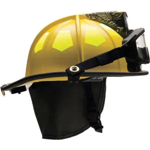 BULLARD UM6YL6LGIZ2 Fire Helmet Yellow Fiberglass | AA6EZF 13W085