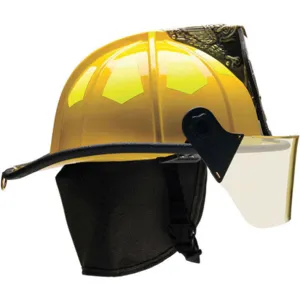 BULLARD US6YL Fire Helmet Yellow Fiberglass | AA6FXL 13W775