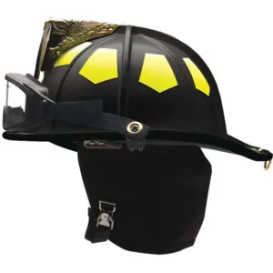 BULLARD USTMG26 Fire Helmet Black Traditional | AF6ECW 9YL75