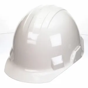 BULLARD VECTOR-CRT WHITE Hard Hat Front Brim Slotted 4 Point Ratchet White | AF6AYD 9UHR9