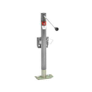 BULLDOG 151159 Trailer Jack, Round, Side Mount, 2000 lbs., Sidewind, Weld-On, 14.5 Inch Retracted | CL2KXT