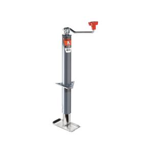 BULLDOG 155100 Trailer Jack, Round, Topwind, Bolt-On, 2000 lbs. Lift Capacity, 7.5 Inch Retracted | CL2KMX