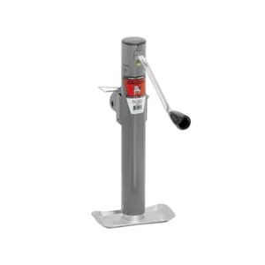 BULLDOG 158151 Trailer Jack, Round, Side Mount, 2000 lbs., Sidewind, Weld-On, 14.5 Inch Retracted | CL2KYE