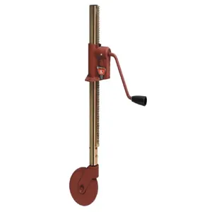 BULLDOG 165411 Gear Jack, Heavy Duty, A-Frame, 21 Inch Long, 1200 lbs., Steel Wheel | CL2KUP