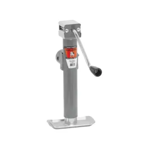 BULLDOG 1782010117 Trailer Jack, Round, Side Mount, 5000 lbs., Sidewind, Weld-On, 10 Inch Travel | CL2KZB