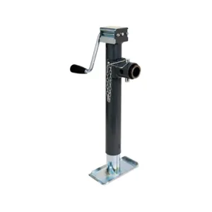 BULLDOG 178203CC Trailer Jack, Round, Side Mount, 5000 lbs., Sidewind, Weld-On, 15 Inch Travel | CL2KZE