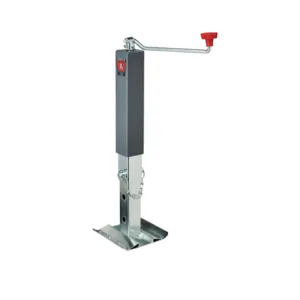 BULLDOG 180354 Trailer Jack, Square, No Mount, 10000 lbs. Topwind, Weld-On, 15 Inch Travel | CL2KKH