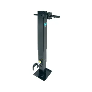 BULLDOG 183816 Trailer Jack, Square, 2-Speed, 12000 lbs., Sidewind, 12-1/2 Inch Travel | CL2KWW