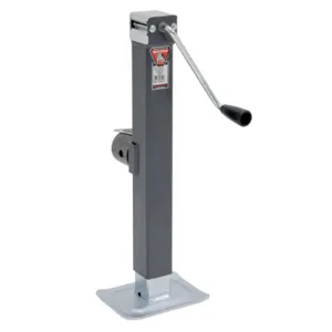 BULLDOG 190756 Trailer Jack, Square, Side Mount, 8000 lbs., Sidewind, Fixed Leg, 15 Inch Travel | CL2KMB