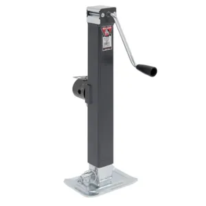 BULLDOG 190758 Trailer Jack, Square, Side Mount, 8000 lbs., Sidewind, Weld-On, 15 Inch Travel | CL2KMC