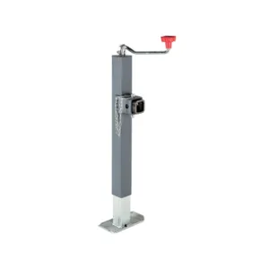 BULLDOG 195312 Trailer Jack, Square, Side Mount, 5000 lbs. Topwind, Weld-On, 15 Inch Travel | CL2KLQ