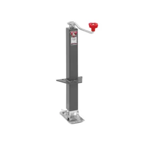 BULLDOG 195318 Trailer Jack, Square, 5000 lbs. Support Capacity, Topwind, Bolt-On, 15 Inch Travel | CL2KLE