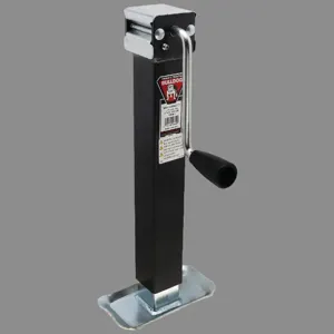 BULLDOG 195351 Trailer Jack, Square, No Mount, 5000 lbs., Sidewind, Weld-On, 10 Inch Travel | CL2KLJ