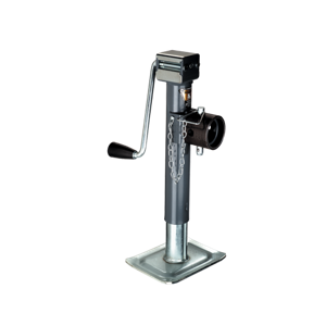 BULLDOG 198150 Trailer Jack, Round, Side Mount, 7000 lbs., Sidewind, Weld-On, 11 Inch Retracted | CL2KZG