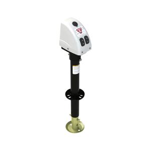 BULLDOG 500188 Powered Trailer Jack, 3500 lbs. Lift Capacity, Bolt-On, 14 Inch Travel, White Cover | CL2KLB