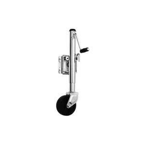 BULLDOG 610054 Utility Trailer Jack, Side Mount, 7000 lbs., Topwind, Weld-On, 15 Inch Travel | CL2KXB