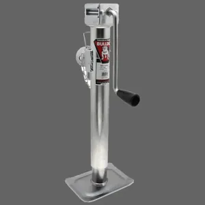 BULLDOG 620057 Utility Trailer Jack, Side Mount, 7000 lbs., Sidewind, Weld-On, 15 Inch Travel | CL2KXE