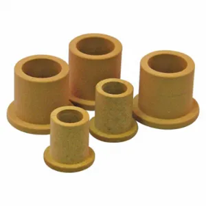 BUNTING BEARINGS BJ5F030502 Flanged Sleeve Bearing, Ptfe, 3/16 Inch Bore, 5/16 Inch Od, 1/4 Inch Overall Length | CQ8BHR 246P07