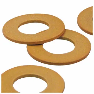 BUNTING BEARINGS BJ5T081602 Thrust Washer, 1/2 Inch Bore, PTFE, JLON 5500, 1 Inch OD, 0.062 Inch Thick, Orange, 5 PK | CQ8BNX 246P13