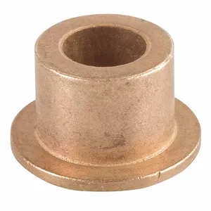 BUNTING BEARINGS ECOF121408 Flange Sleeve Bearing, 3/4 Inch I.D., 7/8 Inch O.D., 1/2 Inch Length, Bronze | CD4WNF 12E009