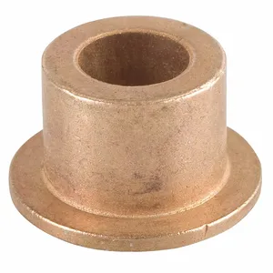 BUNTING BEARINGS EF081216 Flange Sleeve Bearing, 1/2 Inch I.D., 3/4 Inch O.D., 1 Inch Length, Bronze | CD4WQF 12R674