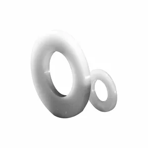 BUNTING BEARINGS NT061202 Thrust Washer, Size 3/8 x 3/4 x 1/8 Inch, Nylon | CD4XYG