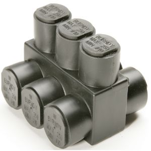 BURNDY 1PLD43 Multi Tap Connector, 4 AWG Conductor Size | CF4BFG