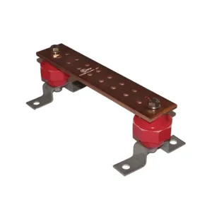 BURNDY BBB424UD Copper Busbar, 1/4 x 4 x 24 Inch Size | CF4BLP