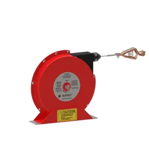 BURNDY BSD2050 Static Discharge Cable Reel, 50 Feet Length, Red | CF4BNL