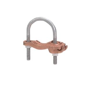 BURNDY GAR3902 Pipe Ground Clamp 4AWG 3.5In | AB6QYR 22C042