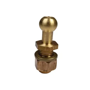 BURNDY GCB63T13G1 Ground Connector, 2.28 Inch Length, Bronze | CF4ATP