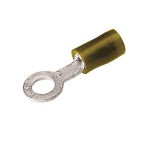 BURNDY TN1038 Ring Terminal, 12 AWG Conductor Size, Yellow | CF4BGE