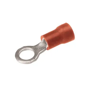 BURNDY TP1638 Fork Terminal, 22 AWG Conductor Size, Red | CF4ENN