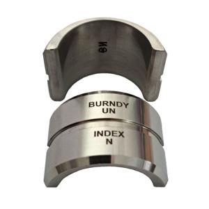 BURNDY UN Type U Crimping Die, 500 kcmil Stranded Wire Size, Stainless Steel | CF4CJA