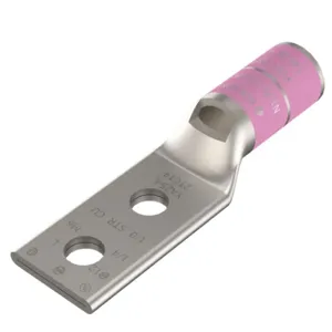 BURNDY YA252LN Compression Lug, 0.88 Inch Barrel Length, Pink | CF4CMC