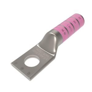 BURNDY YA25N Compression Lug, 1.38 Inch Barrel Length, Pink | CF4CQD