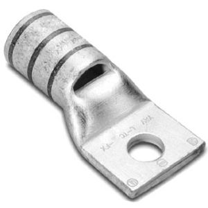 BURNDY YAV2CLBOX Ring Terminal, 3/8 Inch Stud Size, 2 AWG Conductor Size | CF4DEE