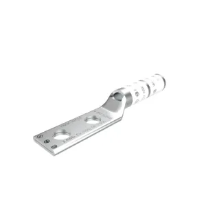 BURNDY YAZ3C2TC14 Compression Lug, 1.25 Inch Barrel Length, White | CF4DFJ