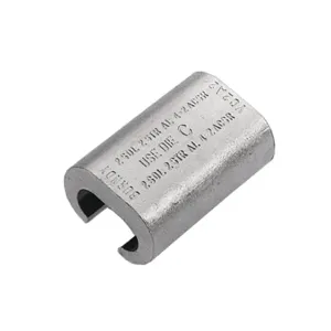 BURNDY YC2A2 Compression Connector, 2 AWG Run Conductor Size | CF4BAF