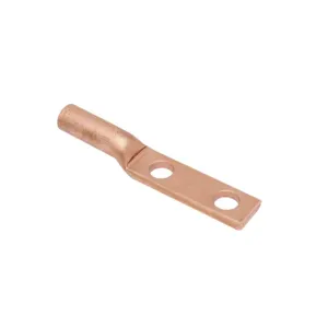 BURNDY YCA302N Compression Lug, 9/16 Inch Stud Size, 5-1/2 Inch Overall Length, Copper | CF4DNE