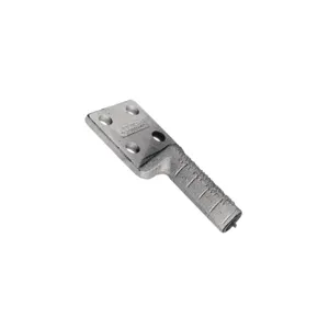 BURNDY YCAK45R4N Compression Lug, 9/16 Inch Stud Size, 9-5/8 Inch Overall Length, Aluminium | CF4DMH