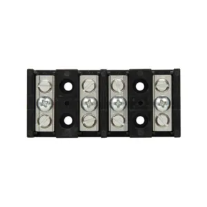 BUSSMANN 14002-4 Terminal Block, Gauge 14AWG - 2AWG, 115A | BC8NEU