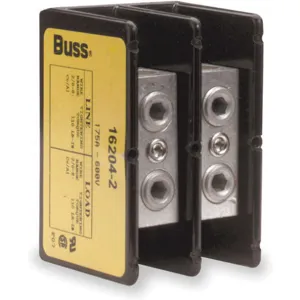 BUSSMANN 16204-2 Splicer Terminal Block | AA9NUW 1EF56